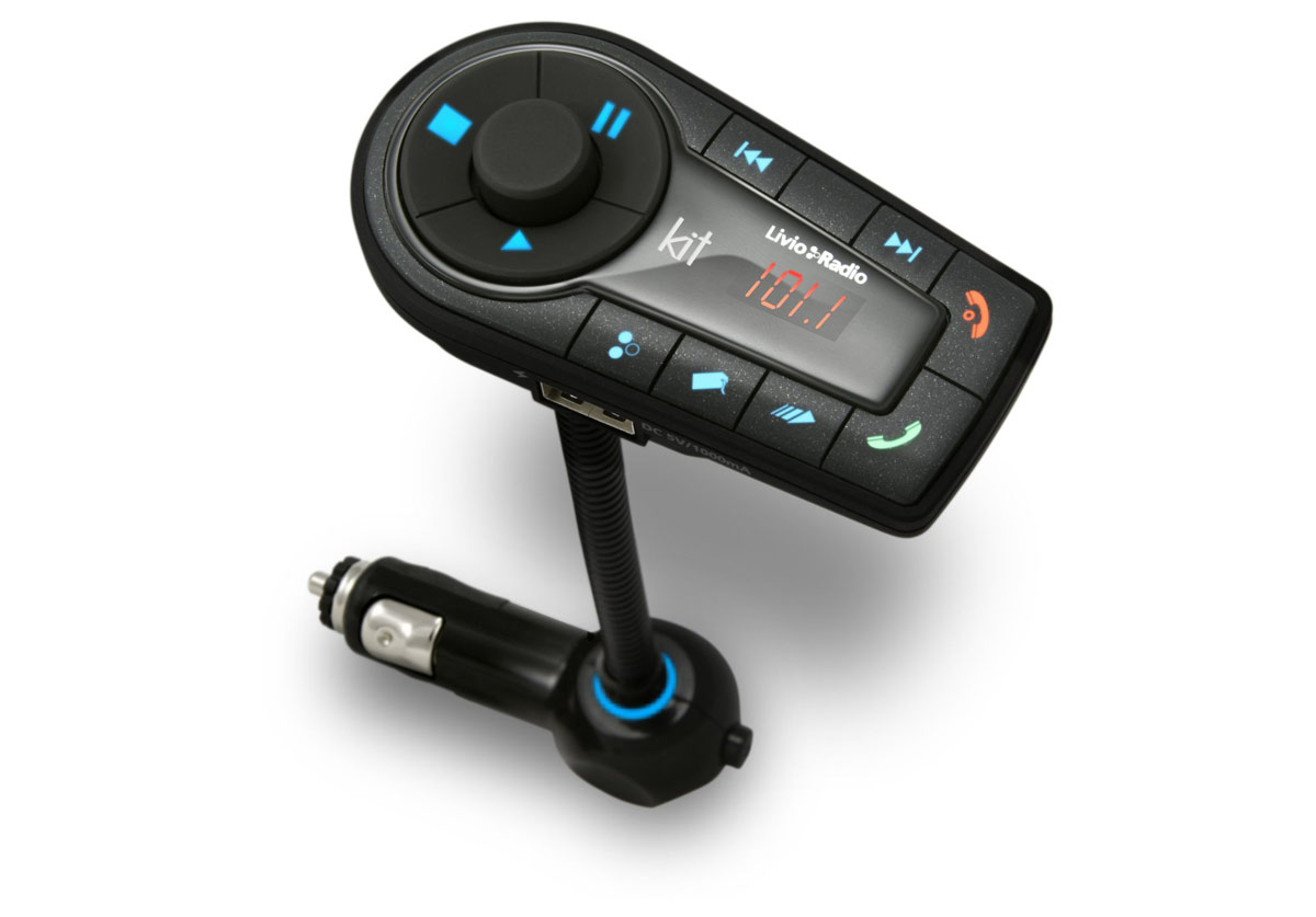 Livio LVC02A Radio Car Kit for and iPod Touch – Bluetooth FM Transmitter