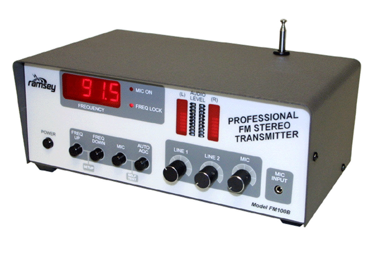 Ramsey FM100B – Super Pro FM Transmitter Radio Station Kit