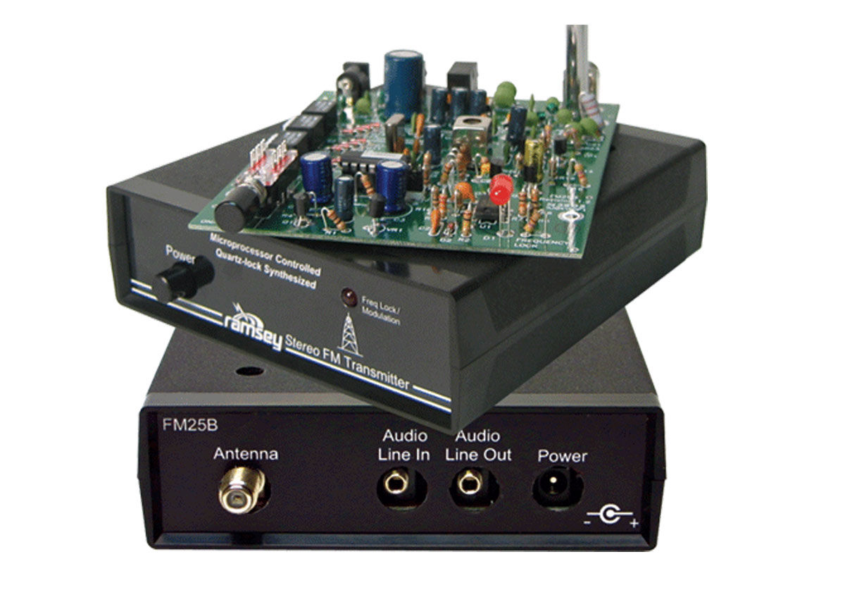 Ramsey FM25B Synthesized Stereo FM Transmitter Kit